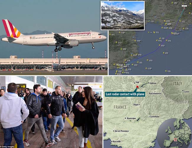 Pesawat Berpenumpang 142 dan Enam Kru Jatuh di Pegunungan Alpen